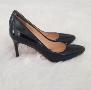 Cole Haan Black Patent Leather Heels Pumps size 10